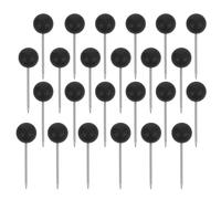 Angoily 100 Pcs Punaises À Tête Ronde Punaises De Carte Punaises À Coudre Punaises Décoratives De Carte Punaises pour Le Marquage des Planches (Noir)