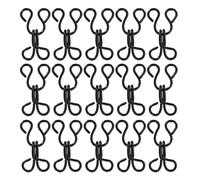 Angoily 100 Pièces Agrafes à Crochets Invisibles 22 MM Noir 100 Pcs - Kit de Couture pour Réparation Vêtements, Boutons-Pression et Fermetures à Coudre, Accessoires Polyvalents pour