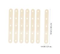Angoily 100 Pièces Bâtonnets Sucettes avec Trous Bâtons Glace Solides pour Desserts et Projets Diy Sticks Popsicle Multifonction pour Artisanat Créatif