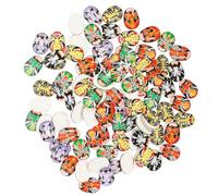 Angoily 100 Pièces Cabochons Verre Transparent Design Masque pour Diy Bijoux et Accessoires Artisanaux
