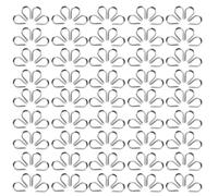 Angoily 100 Pièces Cosse Câble Acier Inoxydable 304, Anneau Cœur pour | Forme Cœur, Surface Lisse sans Bavure, Installation Rapide, pour Câble Acier et Clôture Agricole