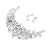 Angoily 100 Pièces Five Pointed Star Charm Stainless Steel Pendants For Jewelry Making Diy Necklace Bracelet Accessories Metal Pendant For Party Wedding