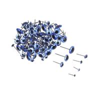 Angoily 100 Pièces Glass Craft Eyes for Toys Realistic Needle Felting Safety Eyes in Multiple for Stuffed Animals Puppets Dolls DIY