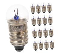 Angoily 100 Pièces Lot de Ampoules Miniatures à Vis pour Expériences Scientifiques et Circuits Électriques Petites Lampes Incandescentes pour Kits Éducatifs et Modèles