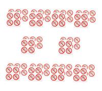 Angoily 100 Pièces Lot de Autocollants Avertissement Ne Toucher Ronds Vinyle Adhésif de Sécurité Étiquettes Signalisation Machine Usage Industriel et Public