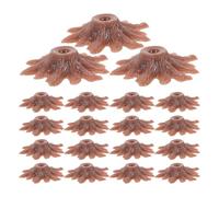 Angoily 100 Pièces Lot de Bases Miniatures pour Arbres Supports Stables pour Modélisme Ferroviaire Décoration Réaliste pour Diorama et Architecture