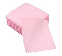 Angoily 100 pièces Lot de Chiffons Microfibres Doux pour Bijoux Lunettes Montres et Lingettes de Polissage Réutilisables sans Rayures Entretien Facile