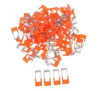 Angoily 100 pièces Lot de Clips de Fixation pour Plafonnier Encastré Plastique Supports Éclairage Durables pour Montage Rapide de Downlights Accessoires pour Tubes LED