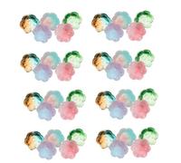 Angoily 100 Pièces Lot de Perles Verre Forme Clochette Dégradé Coloré pour Bijoux DIY Bracelets Colliers Boucles Oreilles Décorations Élégantes et Légères