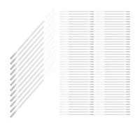 Angoily 100 Pièces Recharge de Stylo Marqueur Tissu Effaçable à Chaud Encre Blanche Disparaissant Sous la Chaleur Recharge Fine pour Couture Quilting Broderie et Marquage Précis de Motifs