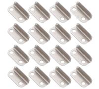 Angoily 100 Pièces Shaped Cabinet Drawer Lock Strike Plate Secure Home Office Furniture Locks Replacement Accessories For Drawers And Cabinets