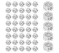 Angoily 100 roulements pivotants DIY pour bijoux et moulin à vent - mini roulements à billes en plastique argenté - base rotative pour loisirs créatifs - adaptés aux activités éducatives