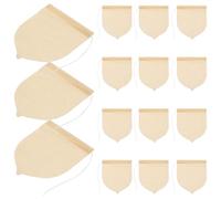 Angoily 100 Sachets de Thé Jetables en Papier Filtre Non Blanchi Forme Goutte d'Eau Taille 8X10 CM Cordon de Serrage pour Infusion de Thé en Vrac Épices et Plantes Médicinales