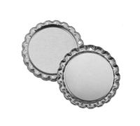 Angoily 100pièces Capsules De Bouteille Aplaties Perforées Lot Pour Diy Bijoux Scrapbooking Et Décoration Murale Avec Photos Ou Mots Inspirants