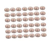 Angoily 100pièces Lot De Pendentifs Anneau De Roue Breloques Pour Fabrication De Bijoux Accessoires Créatifs Pour Colliers Et Bracelets Diamètre or Rose