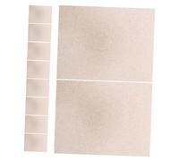 Angoily 10pièces Lot De Plaques De Mica Pour Four à Micro-ondes Détachées De Rechange Couverture Thermique Isolante