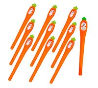 Angoily 10pièces Stylo à Motif Carotte Pour Garçon Fille Stylo Gel Pour École Bureau Pour Écriture Et Prise De Notes