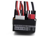 Angoily 11.1v Contrôleur De Moteur à Balais pour Rc Électronique Étanche pour Bateau Camion Et Voiture Télécommandés Couleur Noire pour Alimentation des Récepteurs