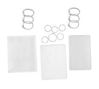 Angoily 11 Pièces Set de Moules Silicone pour Couverture de Carnet Moules Transparents Accessoires de Bricolage Style Aléatoire