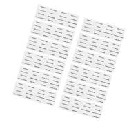 Angoily 12 feuilles Étiquettes Transparentes Étanches pour Petits Flacons Cosmétiques Lot de Autocollantes pour Organiser Bouteilles de Voyage Rechargeables Après- Savon et Soins Peau