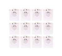 Angoily 12 Paquet en Papier à Thème Animalier pour Fête, 12pcs, en Carton Solide, Fond Carré, pour Présents et Décorations de Fête D'anniversaire