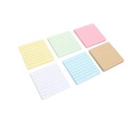 Angoily 12 pièces Bloc Notes Autocollants Amovibles Colorés Papier Supérieure pour Bureau École et Maison Notes Adhésives Lisses pour Rappels et Listes de Tâches