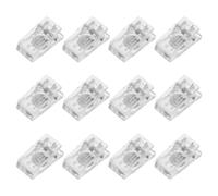 Angoily 12 Pièces Clips Magnétiques en Plastique Abs pour Badges Nominatifs et Photos, Support Magnétique Puissant en Acier, Usage Polyvalent à L'école et Maison
