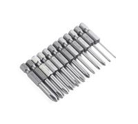 Angoily 12 pièces Embouts Tournevis Magnétiques Acier Bits pour Visseuse Électrique Outils de Précision Durables Rouille pour Électricien et Mécanicien