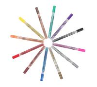 Angoily 12 Pièces Marqueur à paillettes marqueurs à paillettes marqueurs métalliques enfants briller stylos à dessin stylo de marqueur stylos de peinture surligneur abdos