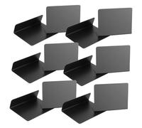 Angoily 12 pièces Mini Tableau Noir Effaçable pour Table Panneaux Ardoise de Tablette Réutilisables pour Numéros et Étiquettes
