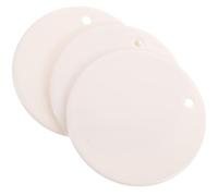 Angoily 12 Pièces Pendentifs Céramiques DIY Porcelaine Suspendus Ornements Décoratifs pour Peinture et Bricolage Accessoires Suspendus pour Décoration Maison et Loisirs Créatifs