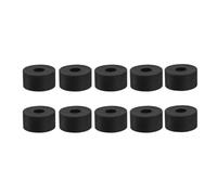 Angoily 12 Pièces Pieds en Caoutchouc Noirs, Support Antidérapant Portable | Aide au Nivellement, Drainage Amélioré, pour Jardinières et Articles de Jardin sur Pelouse ou Sols Intérieurs