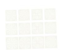 Angoily 12 Pièces Pochoirs de Peinture Mandala Réutilisables Ensemble de Modèles Pratiques Pet pour Diy Scrapbooking et Projets Artistiques