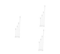 Angoily 12 Pièces Rallonges Chaîne Acier Inoxydable avec Fermoirs Mousquetons Doubles Kit Extensible pour Bracelets et Colliers Diy Longueurs Variées