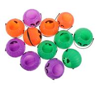 Angoily 12 Pièces Seau à Bonbons Citrouille Halloween Réutilisable en Plastique Design Unique pour Décorations Festives et Distribution Stable Lors des Célébrations Trick Or Treat