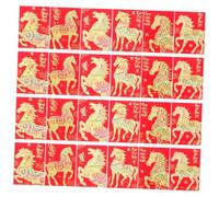Angoily 120 Pièces Enveloppes Rouges Vietnamiennes pour An Chinois Chanceux Épais avec Motifs Vietnamiens Décor Festif pour Fêtes Anniversaires et