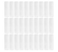 Angoily 120 Pièces Porte-étiquettes Autocollants Transparents avec Poche Ouverte Pochettes Adhésives pour Cartes Index Organisateur Étiquettes pour Bureau Supermarché et Bibliothèque