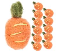 Angoily 12pièces Lot de Carottes Feutre Décoratives Accessoires pour Coiffure Broche Et Jouets DIY