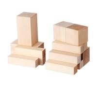 Angoily 13 pièces Blocs de Sculpture de Tilleul Naturel pour Bricolage Artistique Blocs de Sculpture Polyvalents et Non Traités pour Créations Artisanales et Éducation Au Travail Du