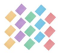 Angoily 15 feuilles Étiquettes Autocollantes Rondes Colorées de Gommettes Points Autocollantes Auto Adhésives Étiquettes Nom et Marquage Classifié pour École et Maison