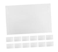 Angoily 15 pièces Enveloppes Carton Blanches Auto Adhésives Pochette Expédition Rigide pour Petites Entreprises Protection Documents et Photos