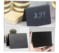 Angoily 15 Pièces Tabletop Message Boards PVC Double Sided Erasable Mini Chalkboard Signs For Weddings Parties Reusable Table Signs Portable And Lightweight