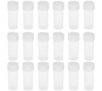 Angoily 150 Pièces Flacons de Poudre 5ml Mini-conteneurs de Soins Peau Légers et Compacts en Pp pour Camping et Fêtes en Intérieur