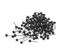 Angoily 150 Pièces Yeux de Sécurité Noirs Miniatures pour Feutrage à Aiguille Oeils Plastique pour Poupées et Ours Peluche Accessoires DIY pour Loisirs Créatifs