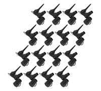 Angoily 16 Pièces Embouts de Pompe à Air en Plastique 3 Têtes Interchangeables pour Matelas Gonflables et Piscines, Compatibilité Polyvalente, pour Sorties en Famille