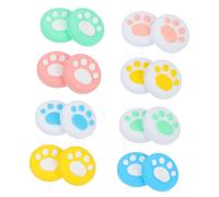 Angoily 16 Pièces Joystick Étui En Silicone Capuchons Des Boutons Du Joystick Escroquer Absorbeur De Tennis Pro Couvertures De Poignée De Contrôleur Poignées Dessin Animé Gel De Silice