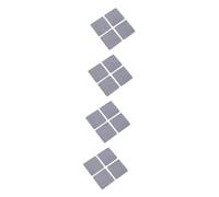 Angoily 16 Pièces patins anti-marche pour lave-linge lave-tapis de marche désodorisant pour urinoir antiderapant antidérapant anti rouille machine à laver lave-tapis anti-vibrations