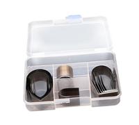 Angoily 18 pcs Kit de Outils de Découpe et Emporte Cuir Perforateurs Creux Variés pour Artisanat et Bricolage Cuir Fait Main