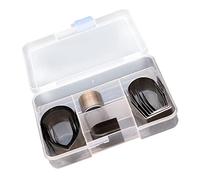 Angoily 18 Pcs Kit Outils Cuir Emporte Perforateur Découpeur Coins Portefeuille Poinçon Manuel pour Artisanat Maroquinerie Perforation