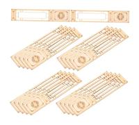 Angoily 18 Pcs Miniature Écran Chinois Accessoire Vintage pour Maison de Poupée Décoration Maquette Intérieure Modèle et Détaillé pour Scènes DIY